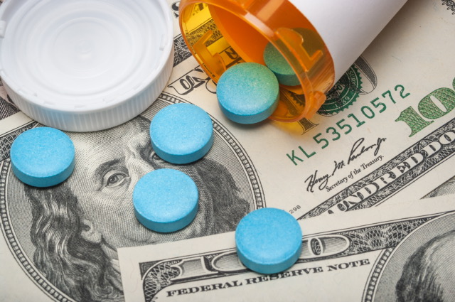 Prescription medicine and money