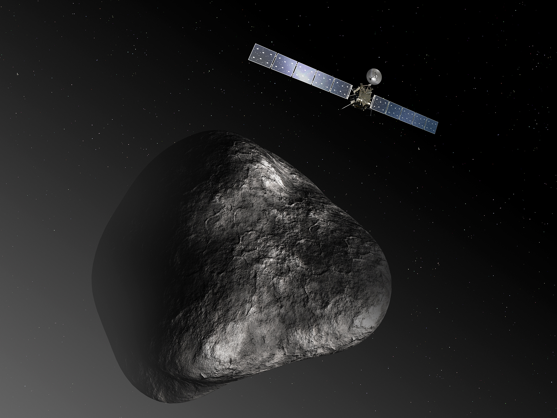 Rosetta-at-comet