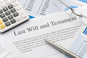 Close up of a Will