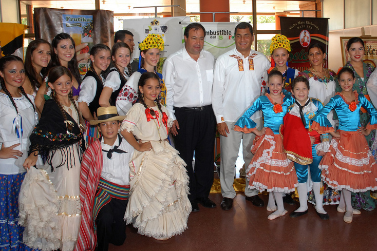 Ecuador's President in Paraguay