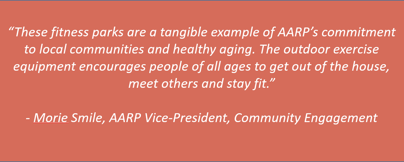 AARP sponsored Fitness Park powered by FitLot - Fort Wayne Parks and  Recreation