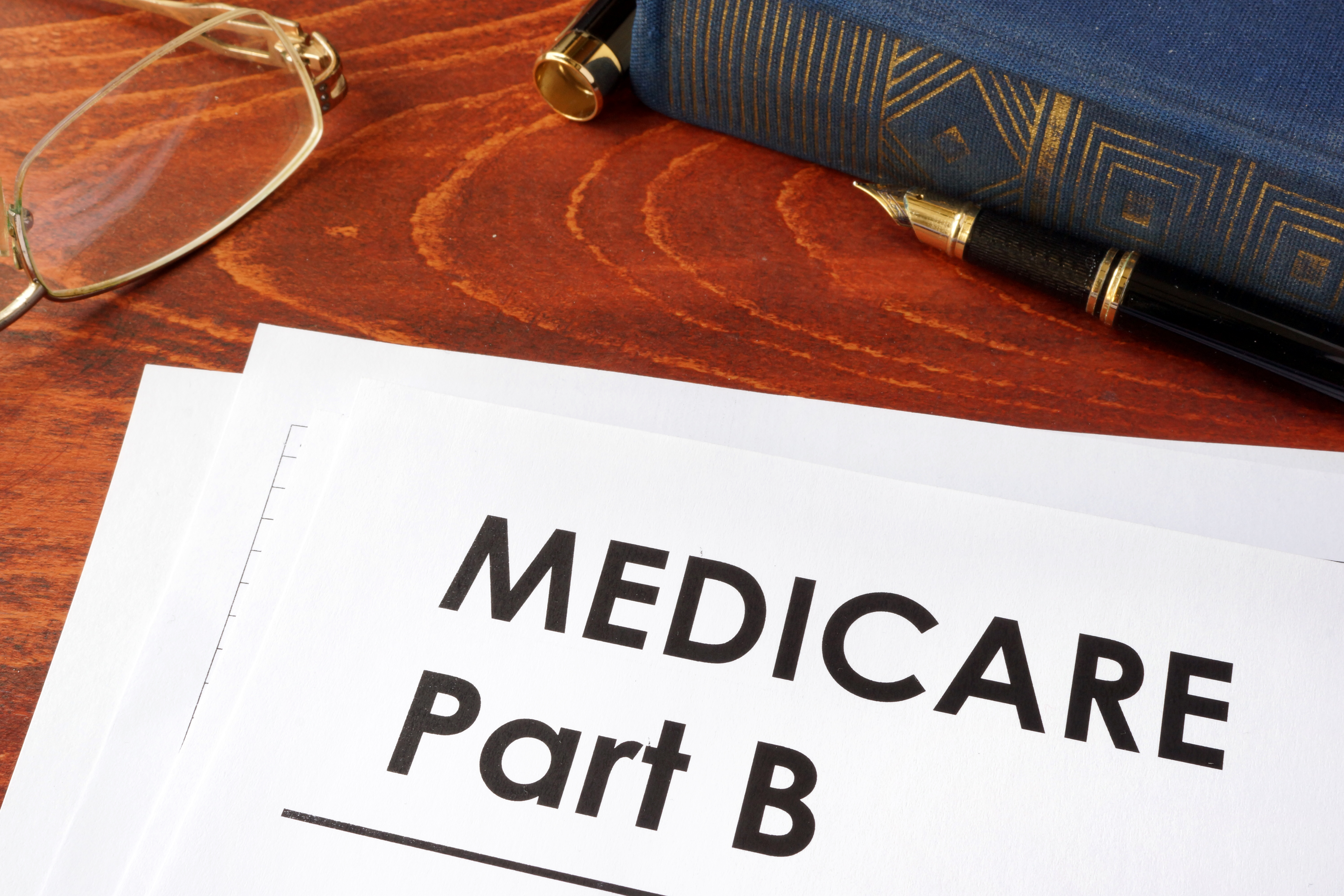 Document with title medicare part b.