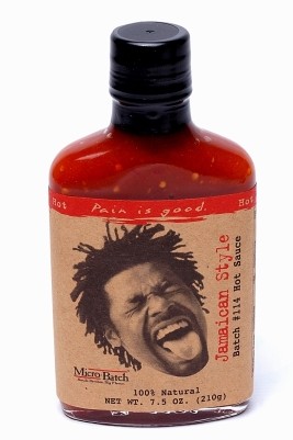 Bottle of hot sauce