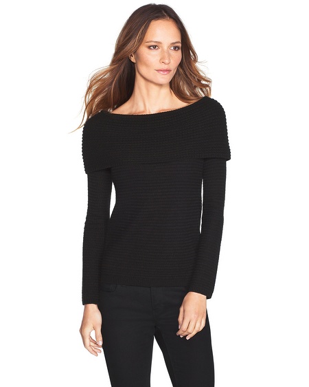 WHBM Off-Shoulder Sweater