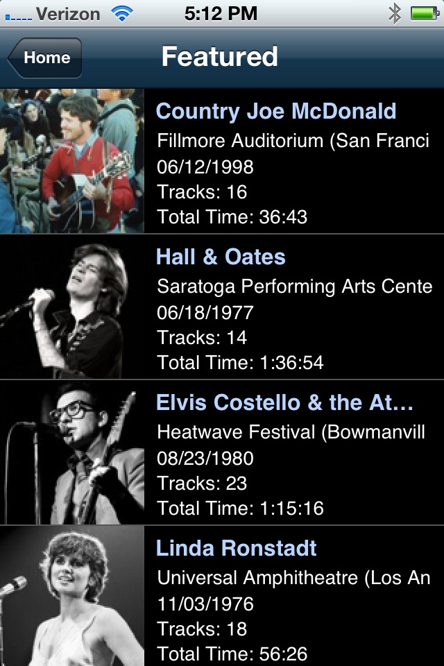 vault featured concerts