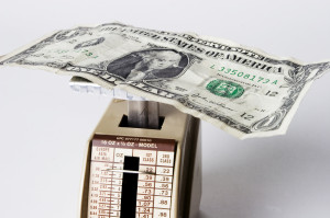Dollar Bill on Scale