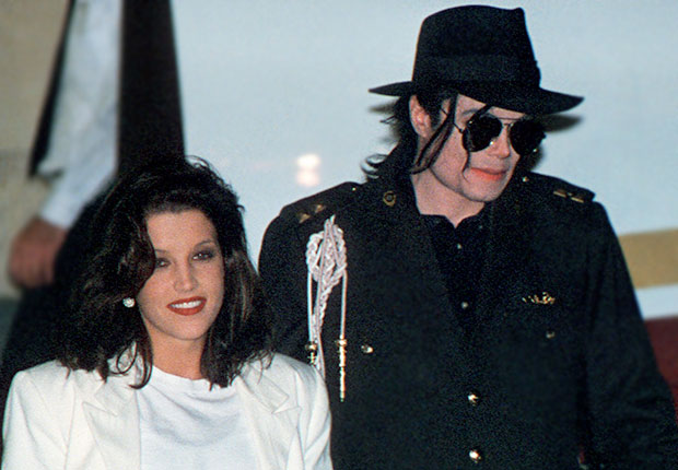 Michael Jackson and Lisa Marie Presley