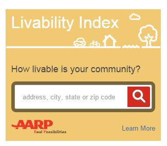AARP Livability Index Widget