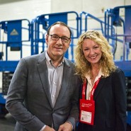 Barbara with Kevin Spacey