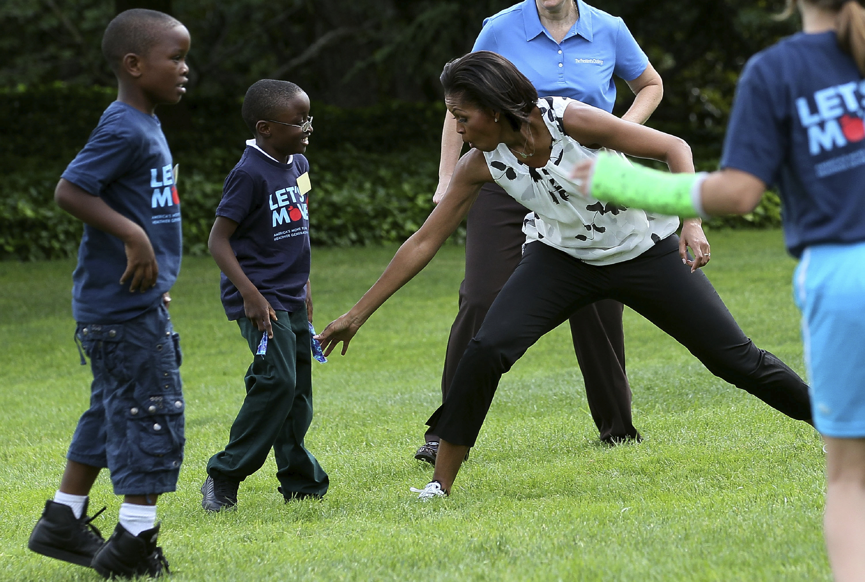 Michelle Obama Kicks Off South Lawn Series Of Summer Activities For Kids