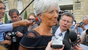 Christine Lagarde, new managing director of the International Monetary Fund