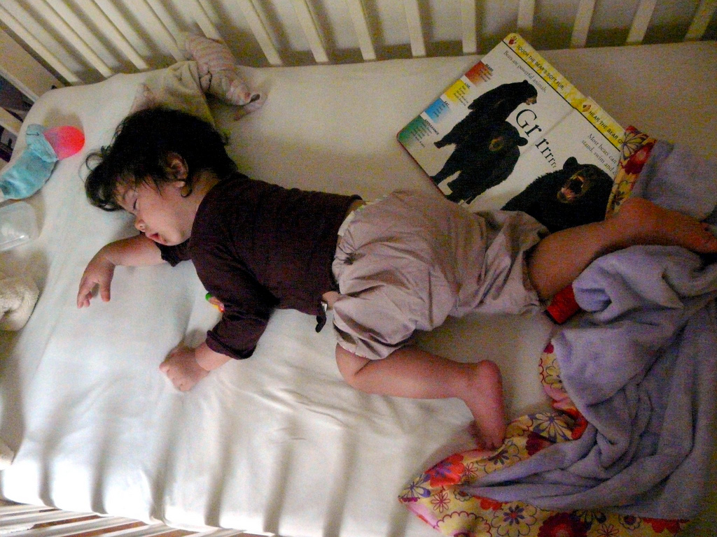 Baby naps after reading