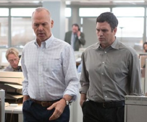 Michael Keaton and Mark Ruffalo in 'Spotlight'