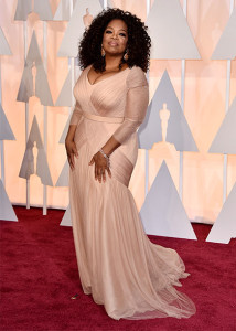 Oprah on the Oscars red carpet