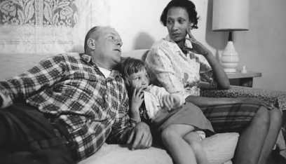 Richard and Mildred Loving with their daughter Peggy - Credit: HBO