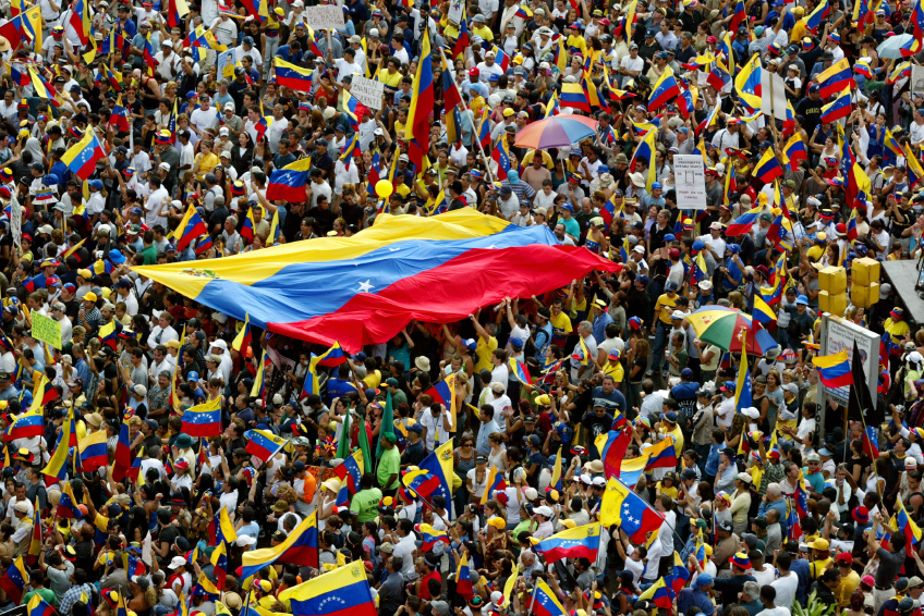 Demonstrations Continue In Caracas