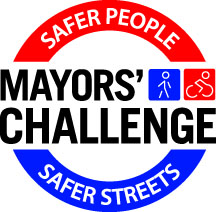 Logo for Mayors' Challenge for Safer People, Safer Streets