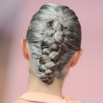 gray hair braid