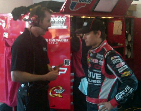 Jeff Gordon & Crew Chief