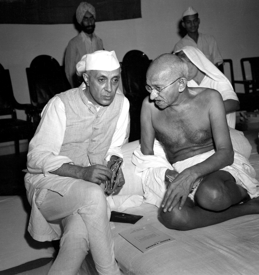 Nehru and Gandhi 1942