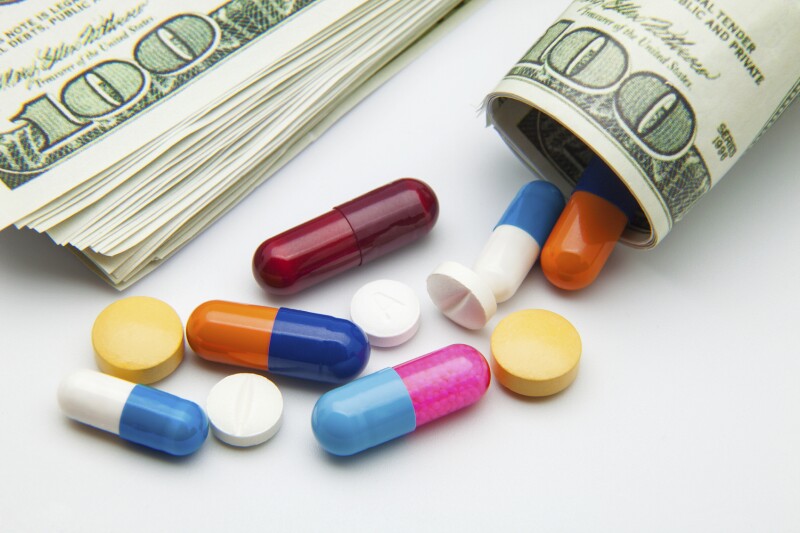 pills and dollars
