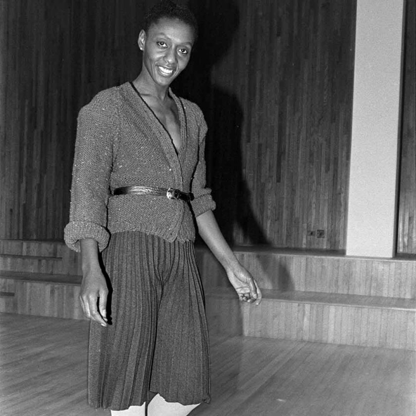 Bethann Hardison at the Cathy Hardwick Fall 1979 Sportswear Collection Fashion Show