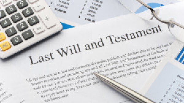 Close up of a Will