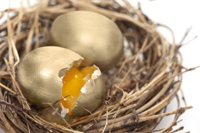 Disappearing Nest Egg