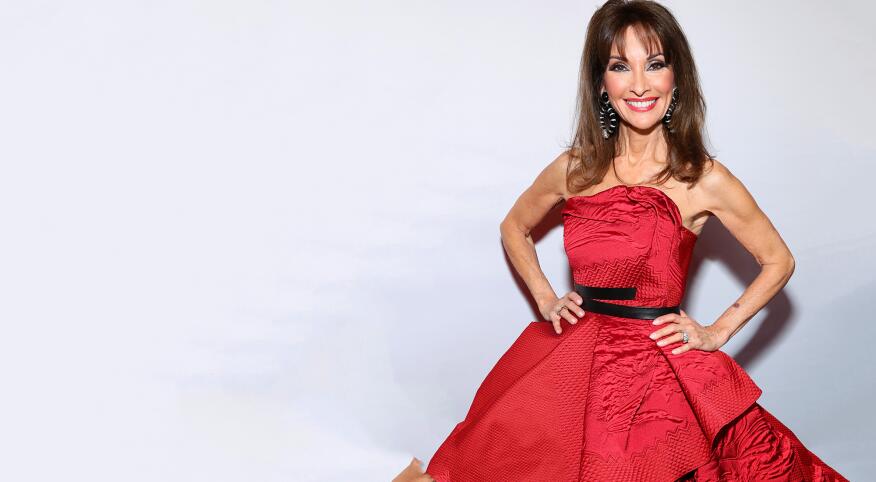 Susan Lucci at the american heart association's Go Red For Women Red Dress Collection 2019