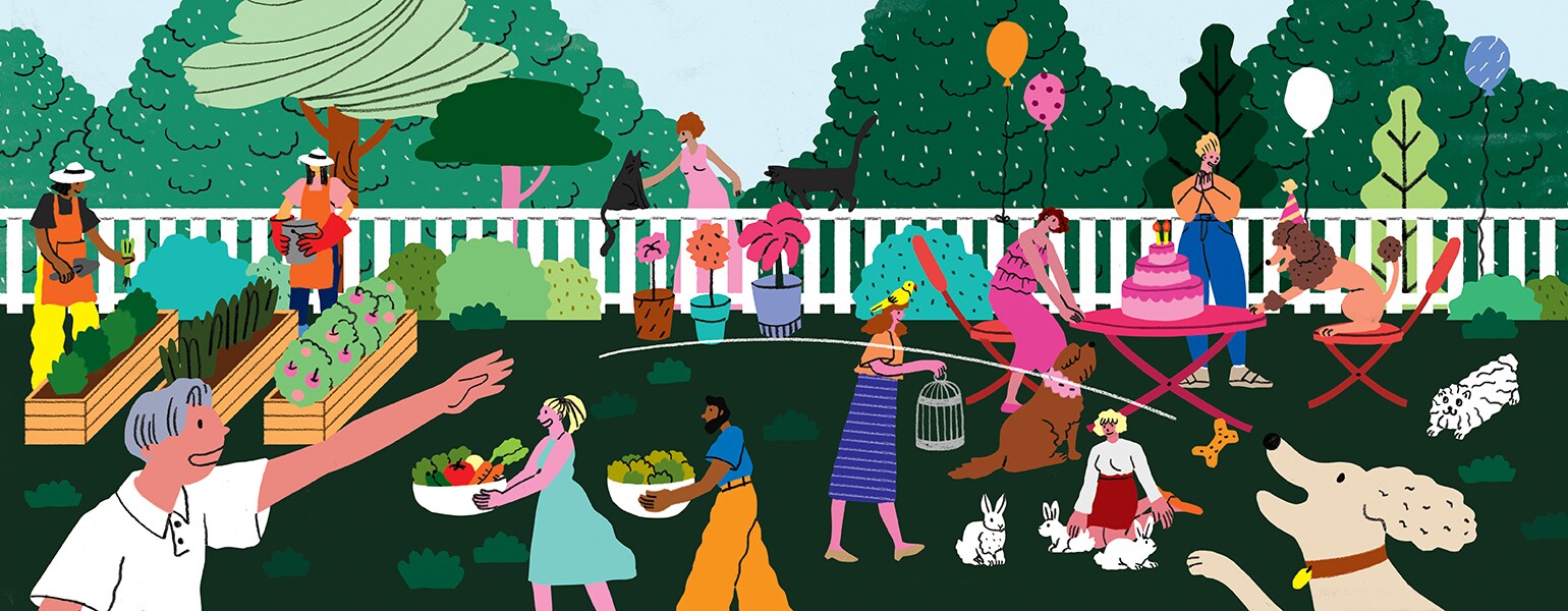 Pets Freebies, garden freebies, home freebies, illustration, aarp, girlfriend