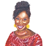 Portrait Illustration of Iyanla Vanzant