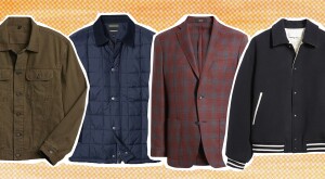 Trucker jacket, quilted jacket, sports coat, varsity jacket