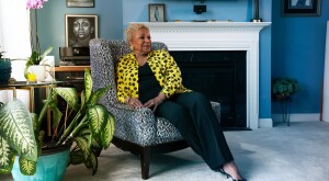 Audrey Smaltz in her New Jersey home