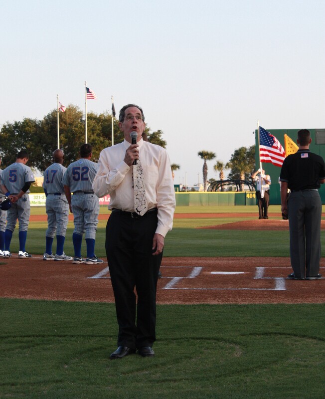 JoePrice at Manatees Ballpark Florida