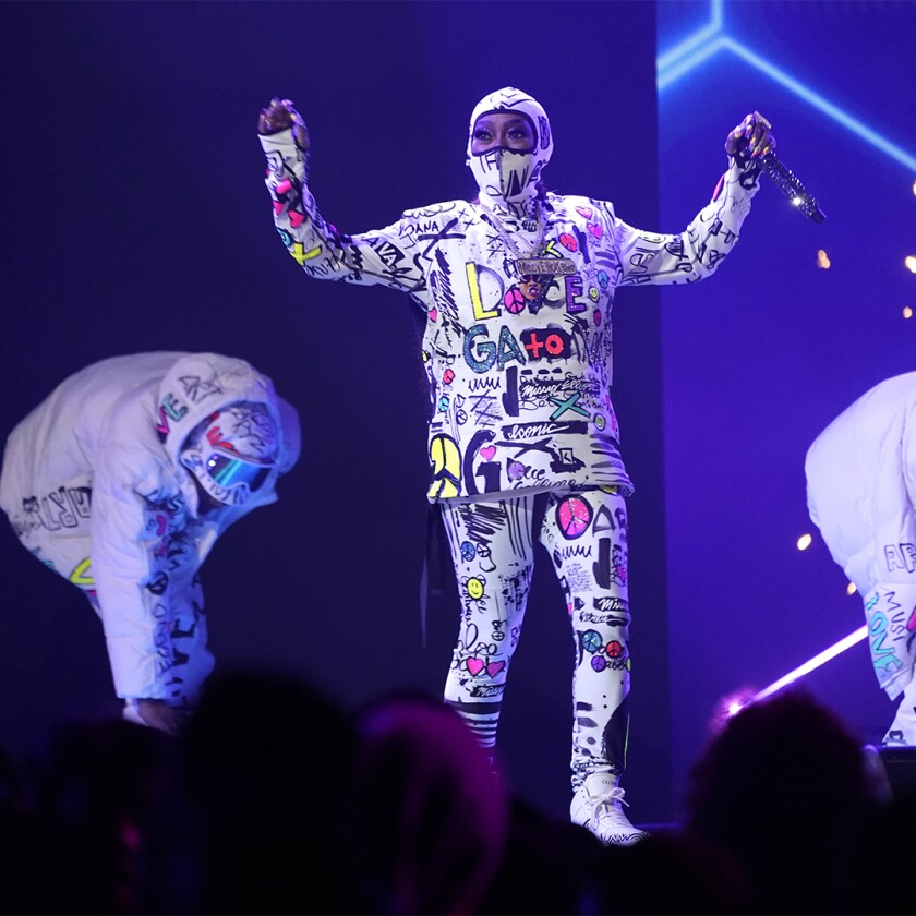 Missy Elliott performs "Lose Control" at the 65th annual Grammy Awards in 2023