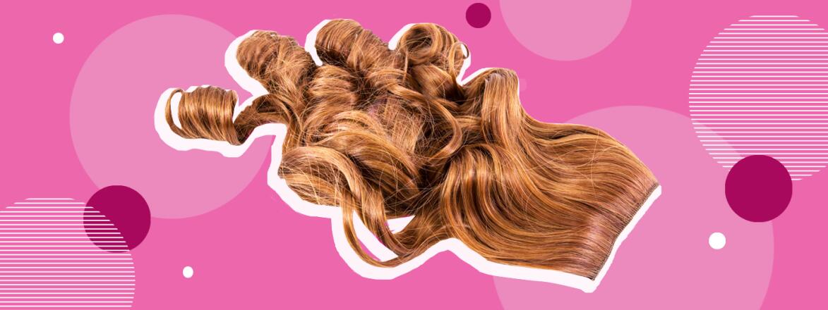 hair extension, graphic, photoillustraton