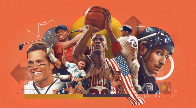 Collage of various goat athletes