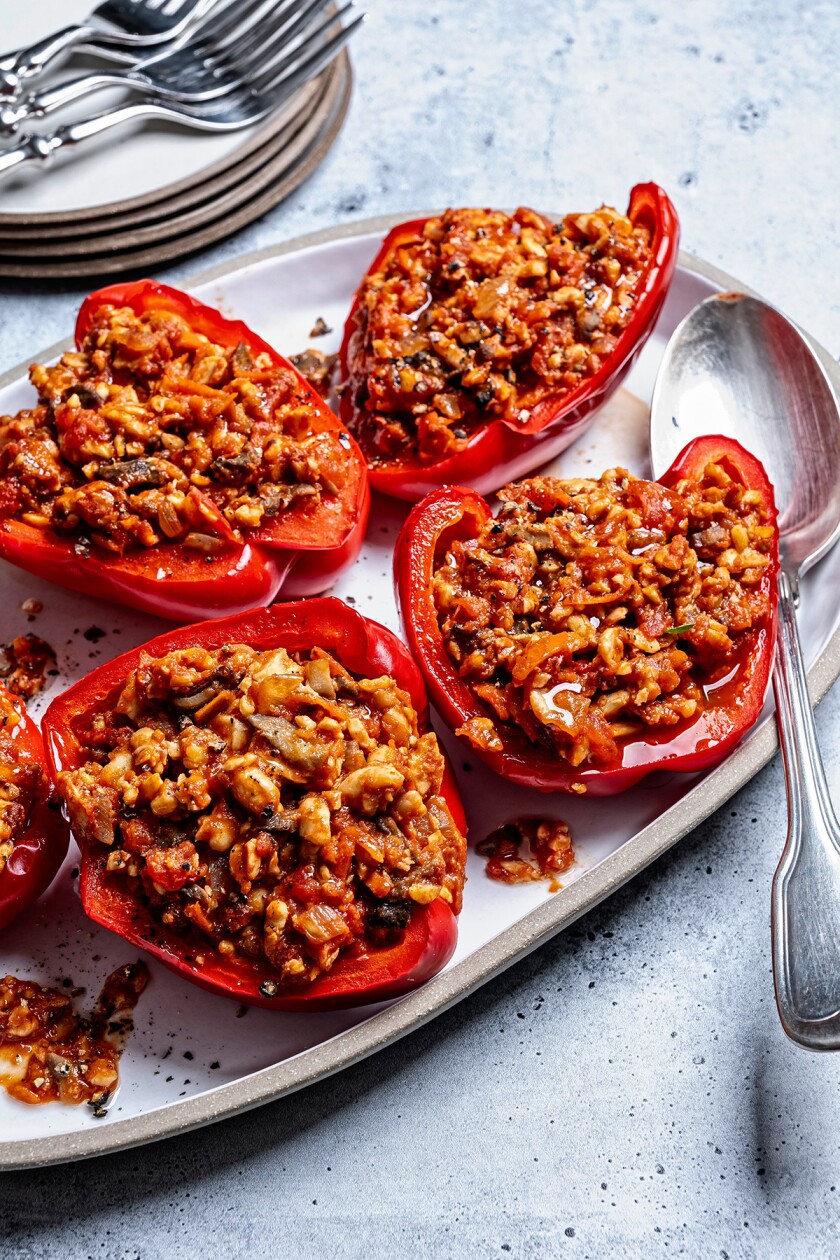 Pepper-Stuffed Sloppy Joes