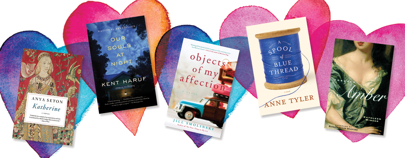 five different love novels