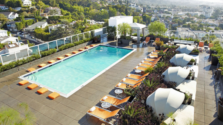 Piscina del hotel Andaz West Hollywood