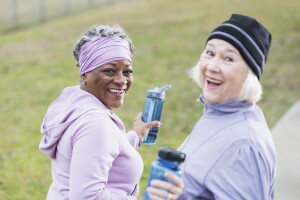 Women jogging
