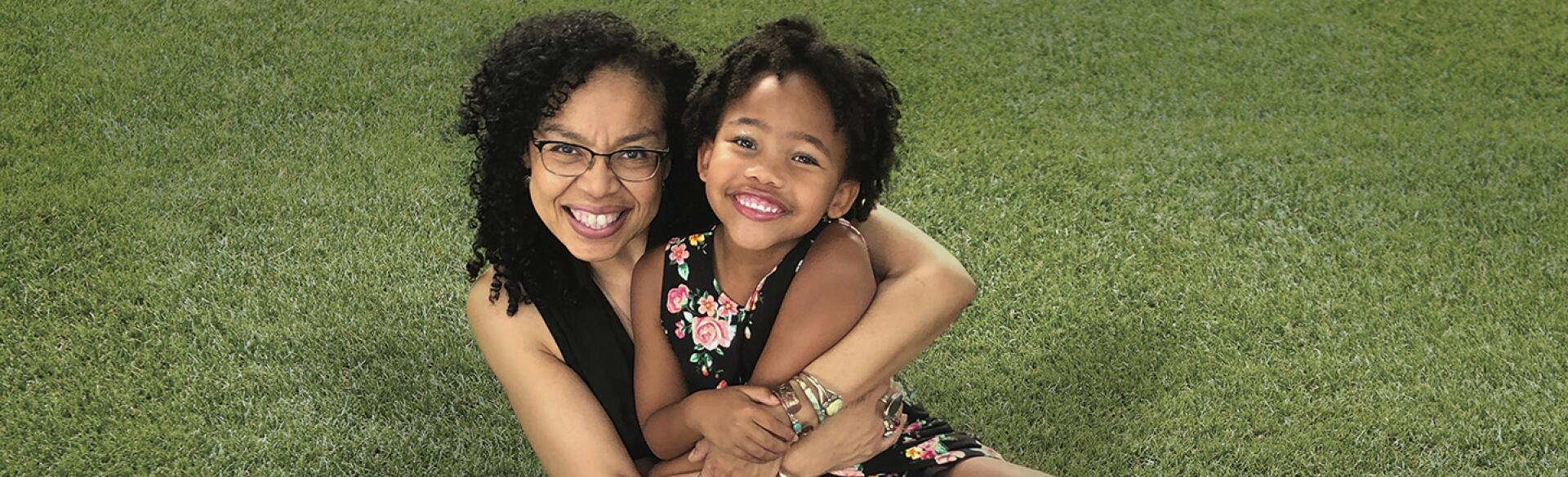 black woman, black girl, curly hair, natural hair, sitting outside