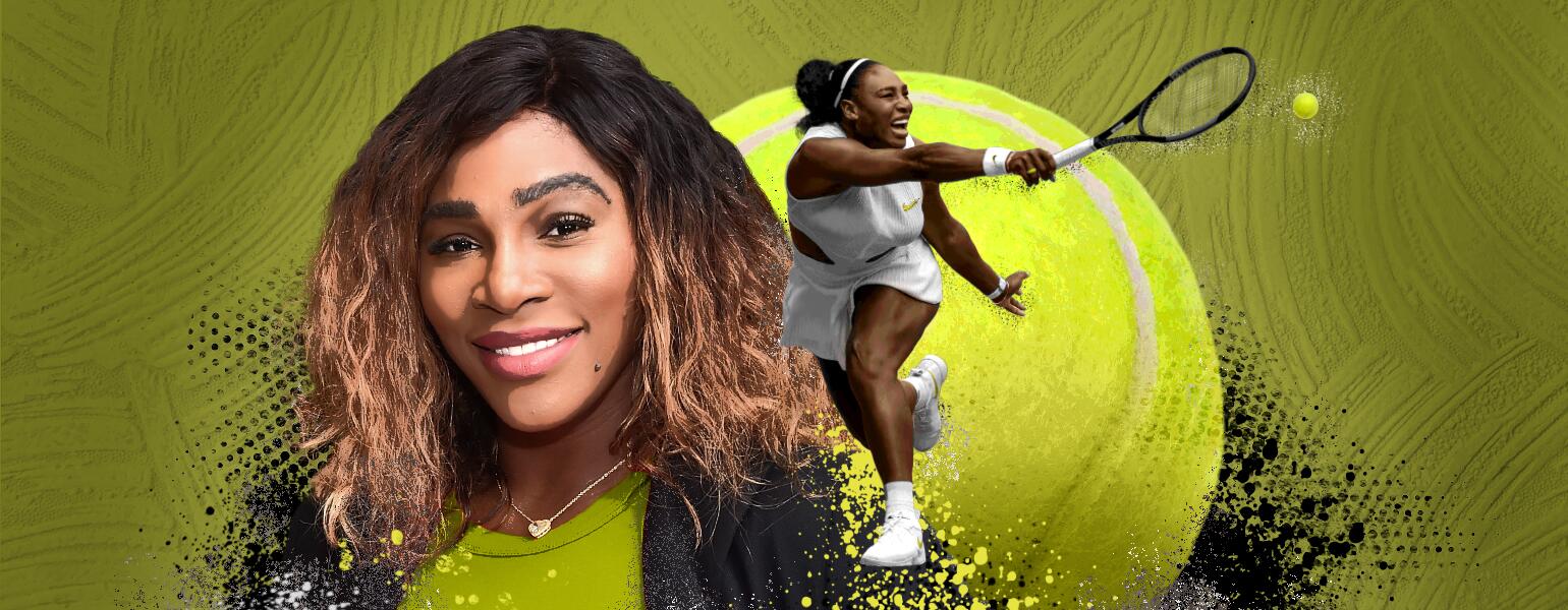 Serena Williams photo illustration