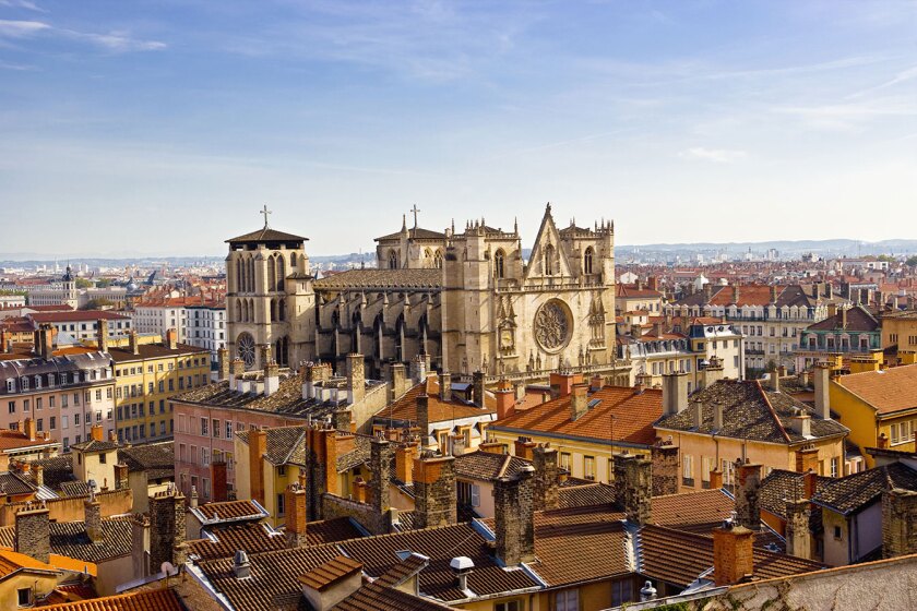 Cathedral in Lyon, France