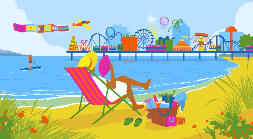 illustration_of_woman_sitting_on_lawn_chair_near_beach_by_Alice Mollon_1280x704