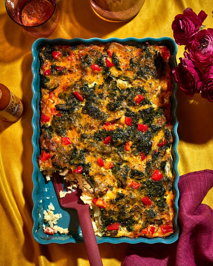 Vegetable Hashbrown Egg Casserole