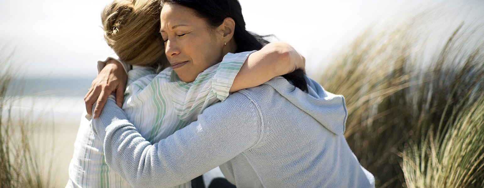 AARP, The Girlfriend, friends, mourning, death, parent