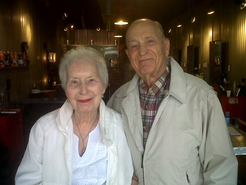 Mom and dad get haircut 20111006