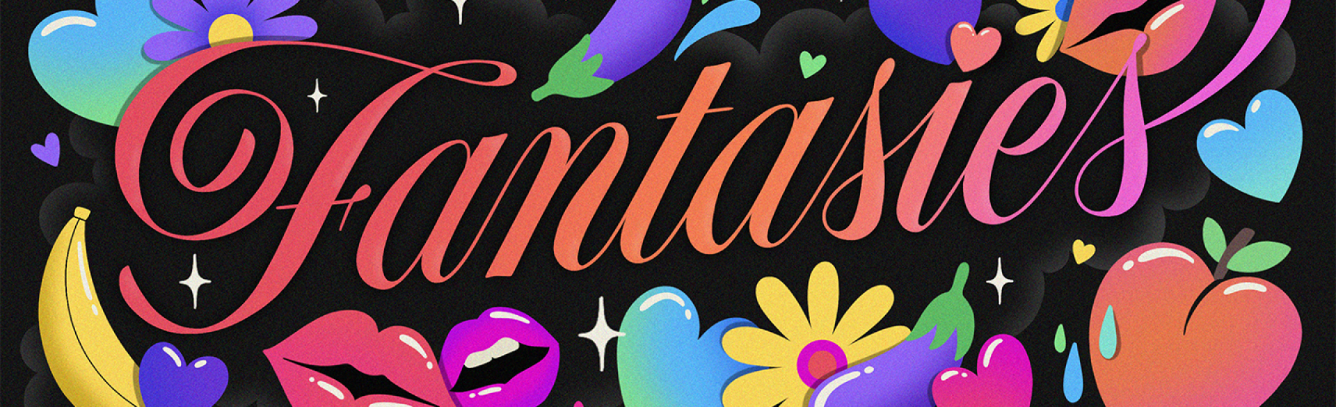typography of the word fantasies