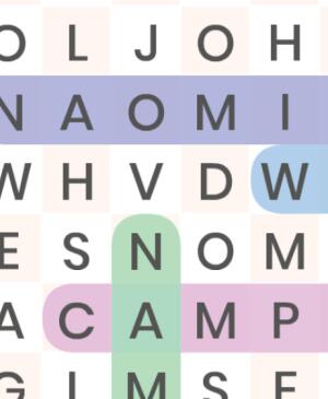 word search, Black models, letters, 